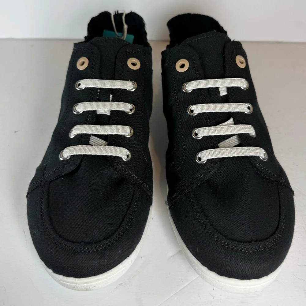 NWT Vionic Black Canvas Comfort Sneakers‎ Women’s Size 12